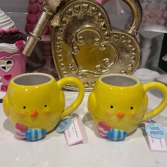 Tik Tok Viral Cupcake And Cashmere Easter Chic Mug Set of 2 - Picture 2 of 8